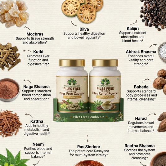 Truherbal Piles Free Capsule