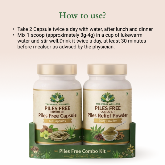 TRUHERBAL'S PILES FREE COMBO KIT