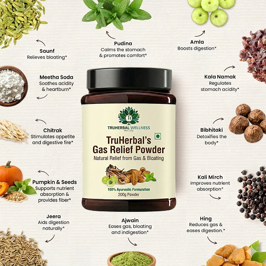 TruHerbal's Gas Relief Powder