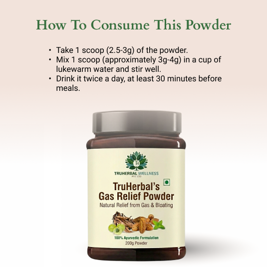 TruHerbal's Gas Relief Powder